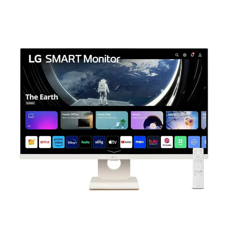 LG 27SR50F-W 27" 60Hz FHD Smart Gaming Monitor - شاشة